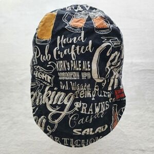 Kustom Beanies Beer Pub Graphic Cap OSFM Black Cotton Brewery Drinks Biker Hat